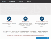 Tablet Screenshot of needwebmaster.com